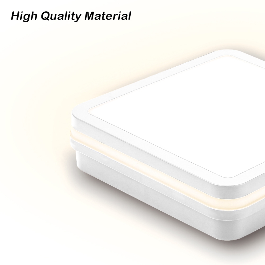 Brilagi - LED lauko šviestuvas BENE LED/24W/230V 26x26 cm balta IP54