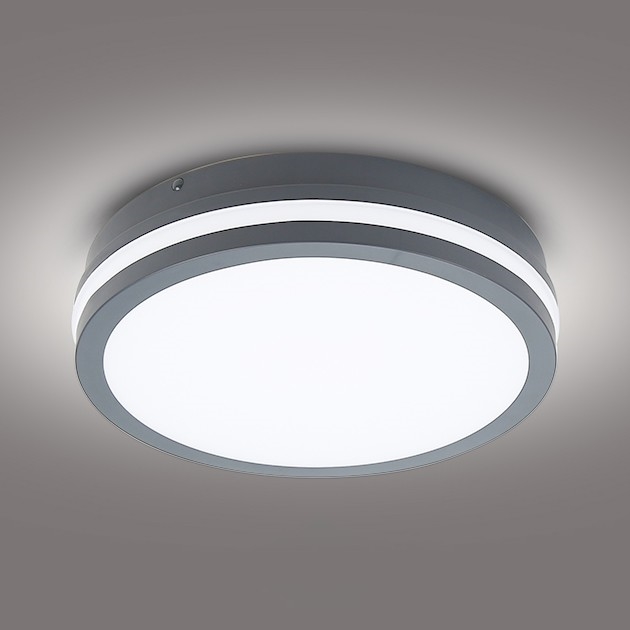 Brilagi - LED lauko šviestuvas BENE LED/24W/230V diametras 26 cm antracitas IP54