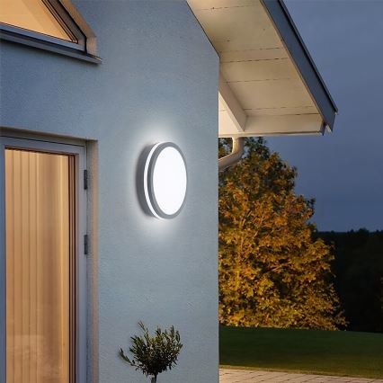 Brilagi - LED lauko šviestuvas BENE LED/24W/230V diametras 26 cm antracitas IP54