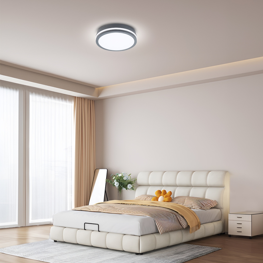 Brilagi - LED lauko šviestuvas BENE LED/24W/230V diametras 26 cm antracitas IP54