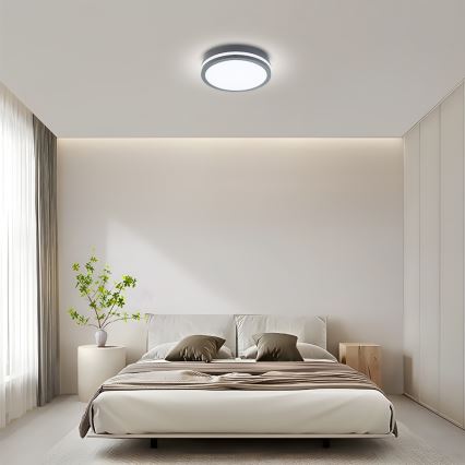 Brilagi - LED lauko šviestuvas BENE LED/24W/230V diametras 26 cm antracitas IP54