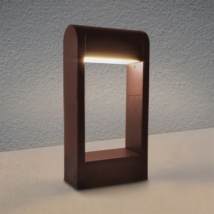 Brilagi - LED lauko šviestuvas CROTONE LED/7W/230V rudas IP54 30 cm