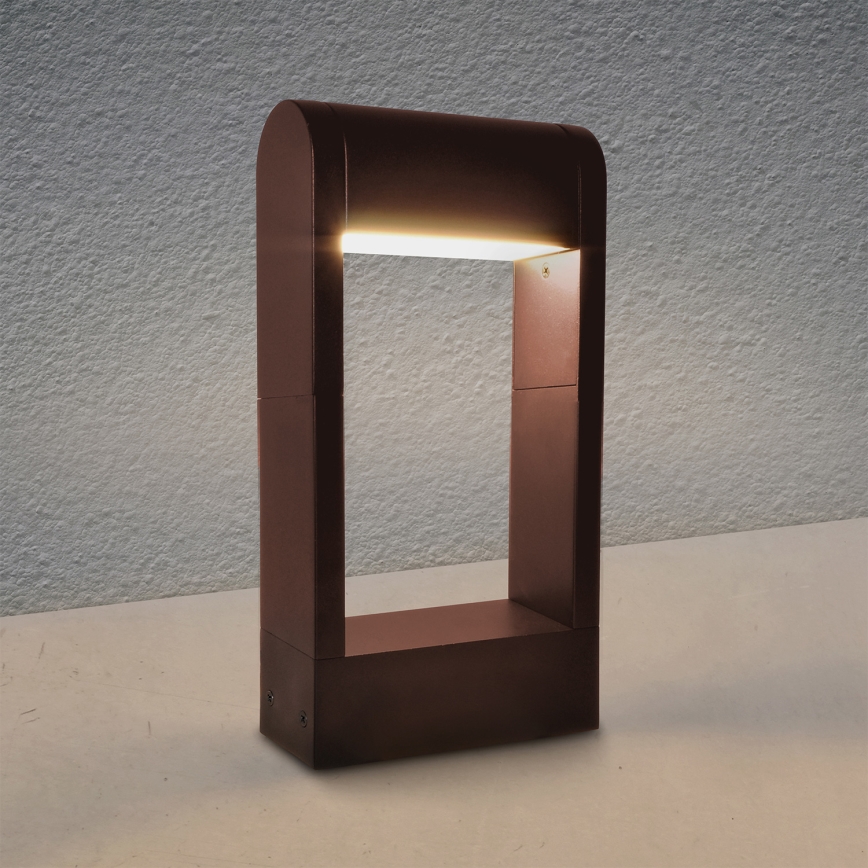 Brilagi - LED lauko šviestuvas CROTONE LED/7W/230V rudas IP54 30 cm