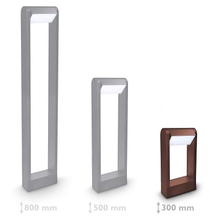 Brilagi - LED lauko šviestuvas CROTONE LED/7W/230V rudas IP54 30 cm