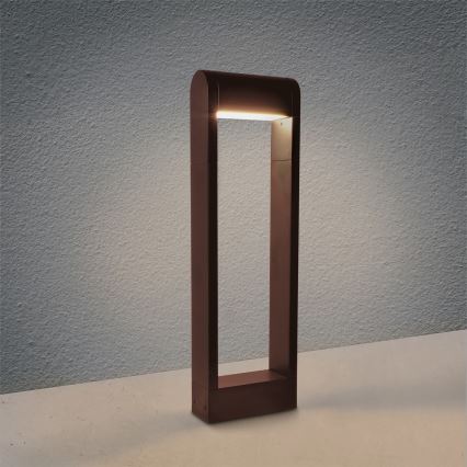 Brilagi - LED lauko šviestuvas CROTONE LED/7W/230V rudas IP54 50 cm