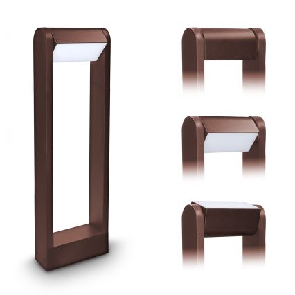 Brilagi - LED lauko šviestuvas CROTONE LED/7W/230V rudas IP54 50 cm