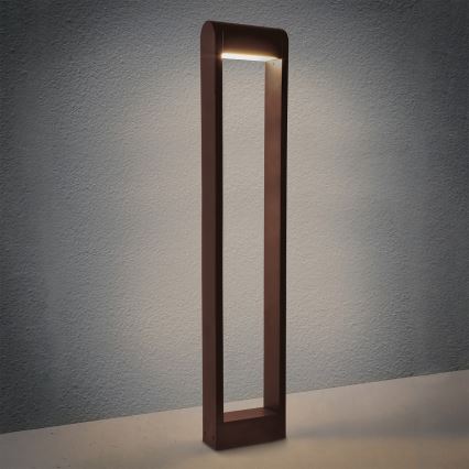 Brilagi - LED lauko šviestuvas CROTONE LED/7W/230V rudas IP54 80 cm