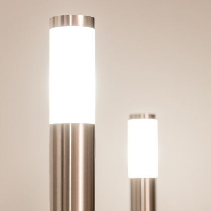 BRILAGI - LED lauko šviestuvas ELIA 1xE27/7W/230V 4000K IP44 50 cm matinis chromas