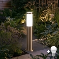 BRILAGI - LED lauko šviestuvas ELIA 1xE27/7W/230V 4000K IP44 50 cm matinis chromas