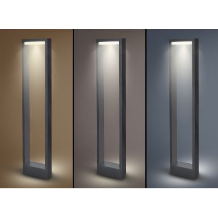 Brilagi - LED lauko šviestuvas RAGUSA LED/7W/230V 3000/4000/6000K antracitas IP54 80 cm