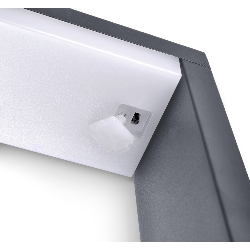 Brilagi - LED lauko šviestuvas RAGUSA LED/7W/230V 3000/4000/6000K antracitas IP54 80 cm