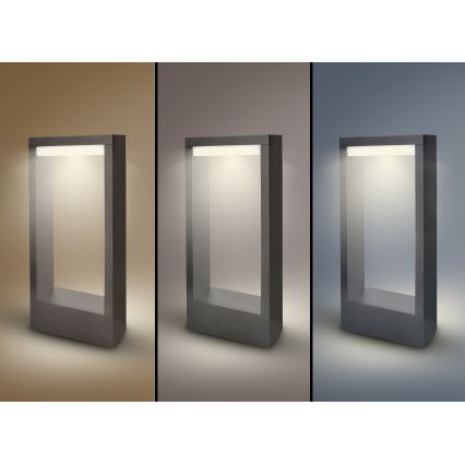 Brilagi - LED lauko šviestuvas RAGUSA LED/7W/230V 3000/4000/6000K antracitas IP54 30 cm