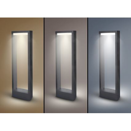 Brilagi - LED lauko šviestuvas RAGUSA LED/7W/230V 3000/4000/6000K antracitas IP54 50 cm