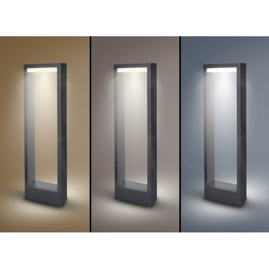 Brilagi - LED lauko šviestuvas RAGUSA LED/7W/230V 3000/4000/6000K antracitas IP54 50 cm