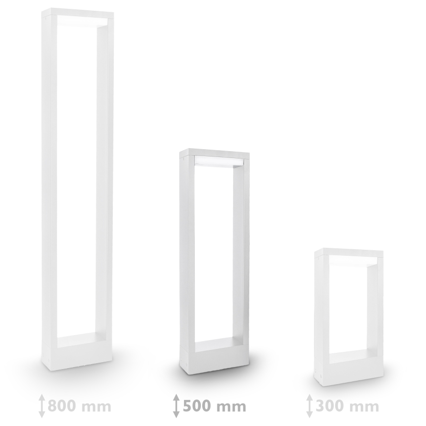 Brilagi - LED lauko šviestuvas RAGUSA LED/7W/230V 3000/4000/6000K balta IP54 50 cm