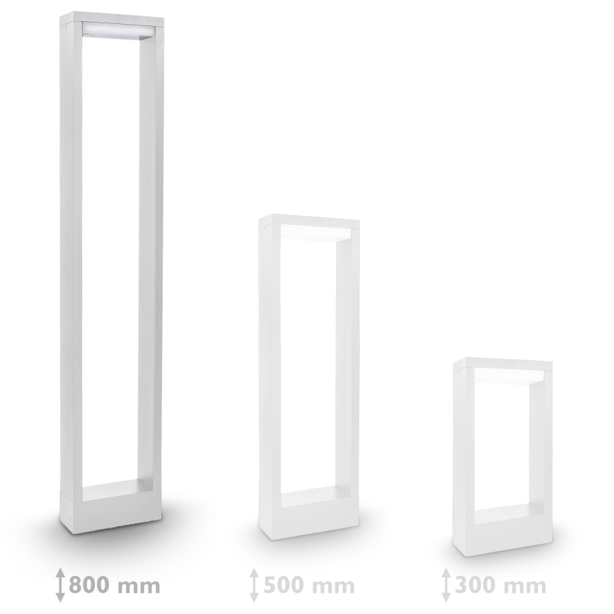 Brilagi - LED lauko šviestuvas RAGUSA LED/7W/230V 3000/4000/6000K balta IP54 80 cm