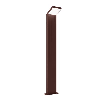 Brilagi - LED lauko šviestuvas RIANO LED/8W/230V rudas IP65 80 cm