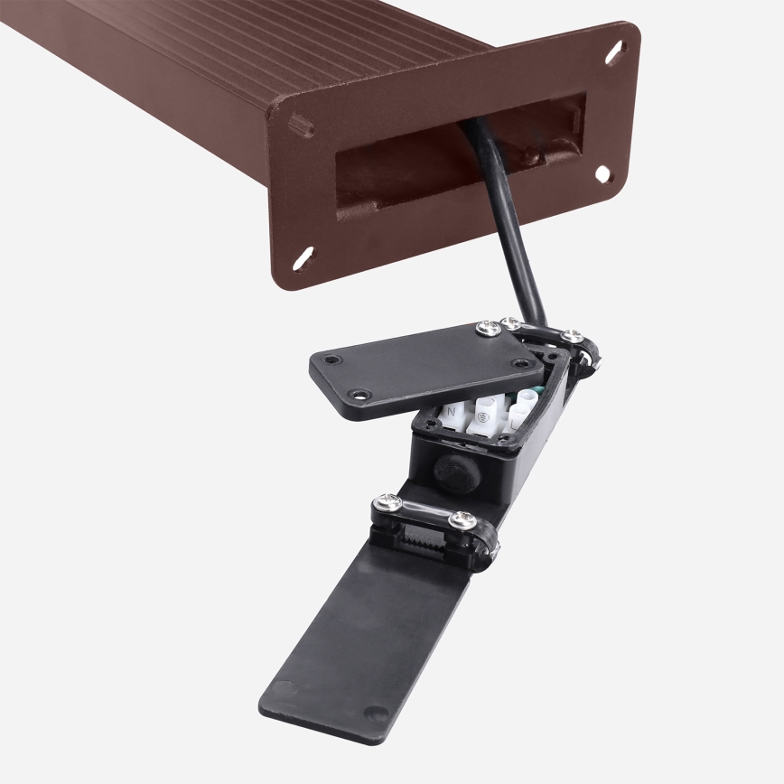 BRILAGI - LED lauko šviestuvas RIANO LED/8W/230V rudas IP65 80 cm