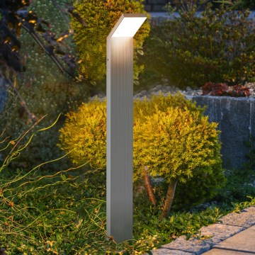 Brilagi - LED lauko šviestuvas RIANO LED/8W/230V sidabrinė IP65