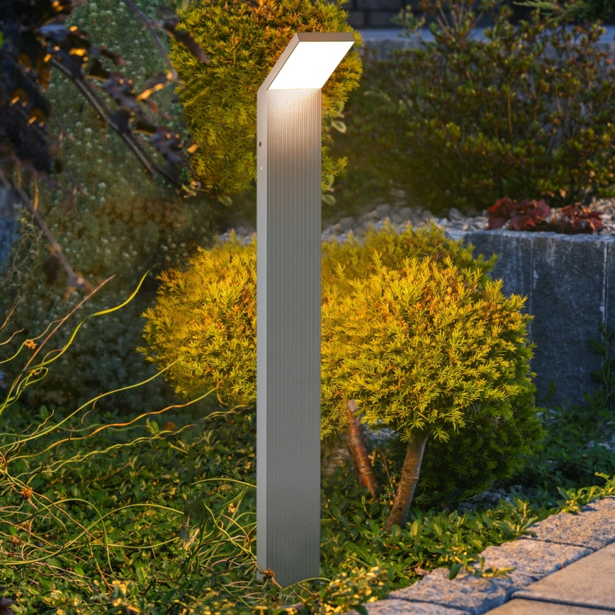 Brilagi - LED lauko šviestuvas RIANO LED/8W/230V sidabrinė IP65