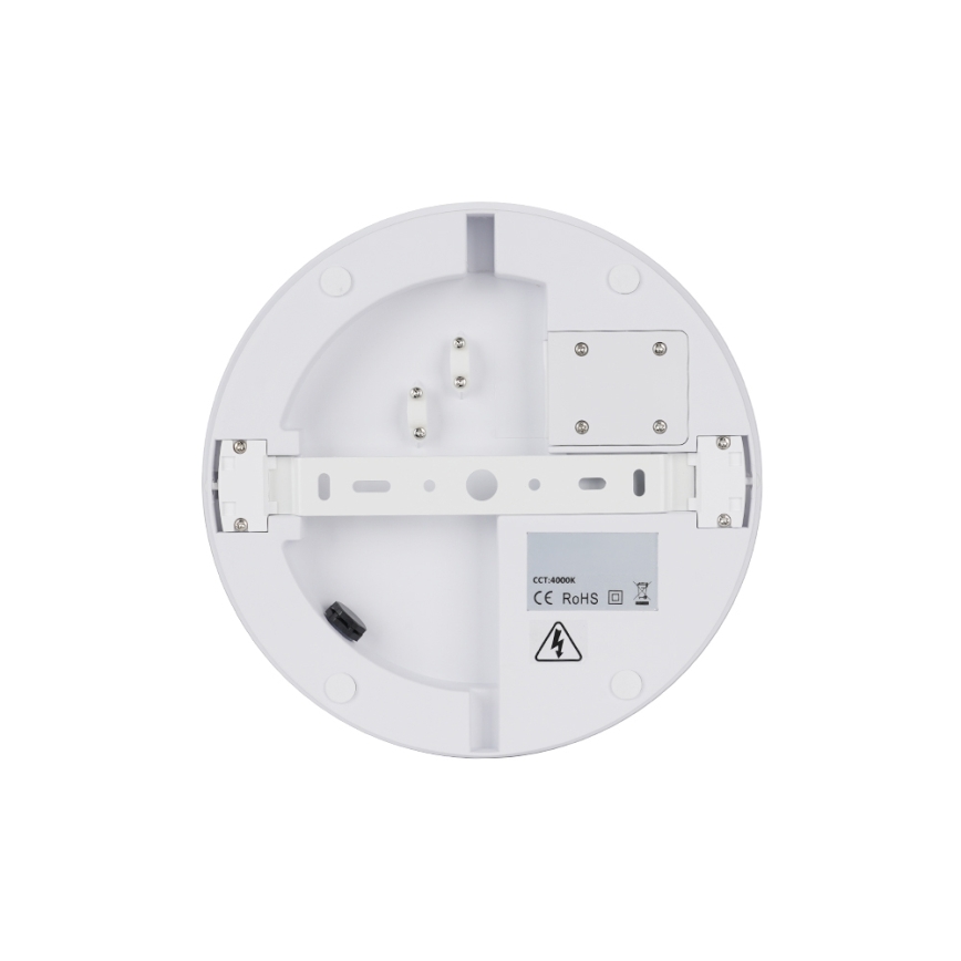 Brilagi - BENE lauko lubinis LED šviestuvas su judesio jutikliu LED/18W/230V, Ø 21,5 cm, baltas, IP54