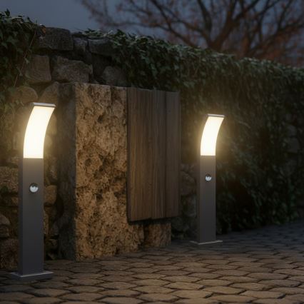 Brilagi - LED lauko šviestuvas su jutikliu ARCELO LED/9W/230V 50 cm IP44