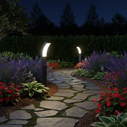 Brilagi - LED lauko šviestuvas su jutikliu ARCELO LED/9W/230V 50 cm IP44
