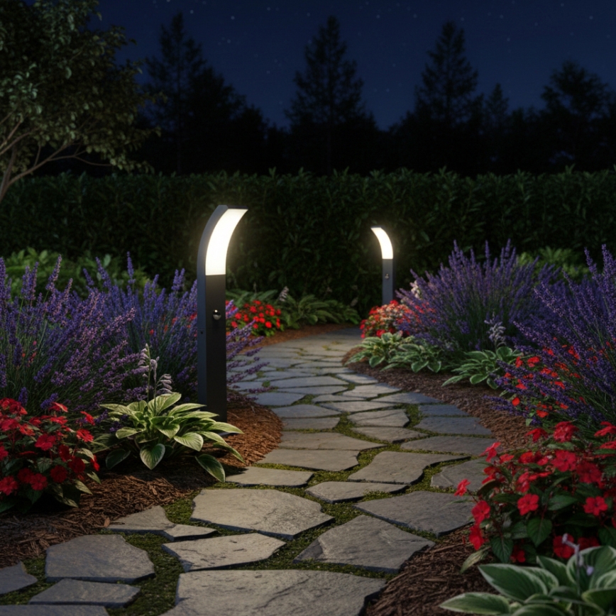 Brilagi - LED lauko šviestuvas su jutikliu ARCELO LED/9W/230V 50 cm IP44