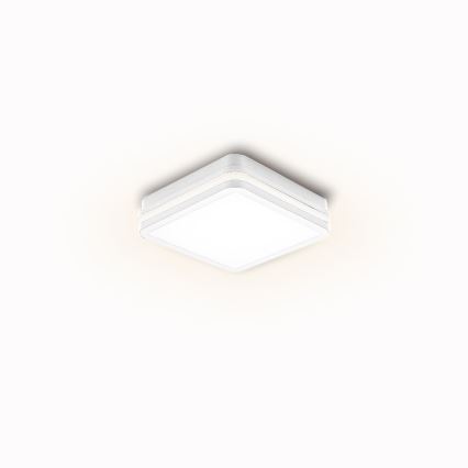 Brilagi - LED lauko šviestuvas su jutikliu BENE LED/18W/230V 22x22 cm baltas IP54