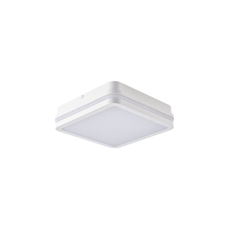 Brilagi - LED lauko šviestuvas su jutikliu BENE LED/18W/230V 22x22 cm baltas IP54