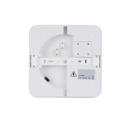 Brilagi - LED lauko šviestuvas su jutikliu BENE LED/18W/230V 22x22 cm baltas IP54