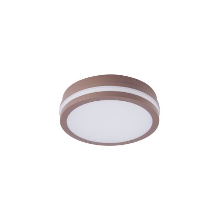 Brilagi - LED lauko lubinis šviestuvas su judesio jutikliu BENE LED/18W/230V skersmuo 21,5 cm ruda IP54