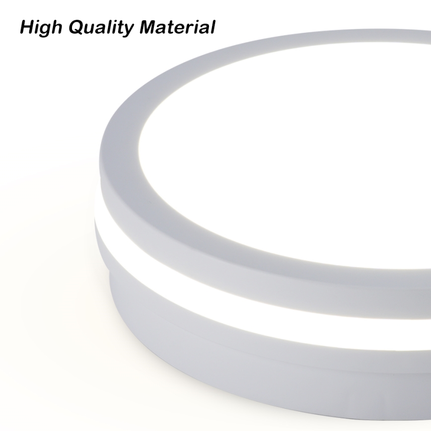 Brilagi - LED lauko lubinis šviestuvas su judesio jutikliu BENE LED/24W/230V Ø 26 cm baltas IP54