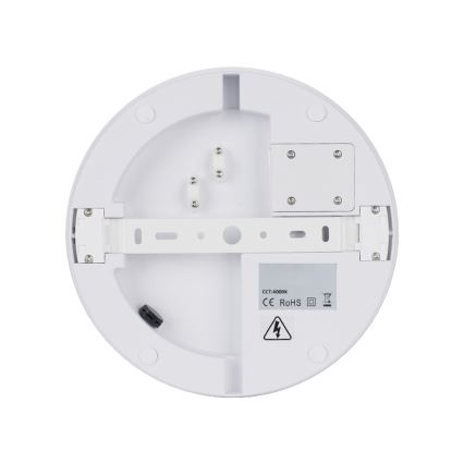 Brilagi - LED lauko lubinis šviestuvas su jutikliu BENE LED/24W/230V, skersmuo 26 cm, baltas, IP54