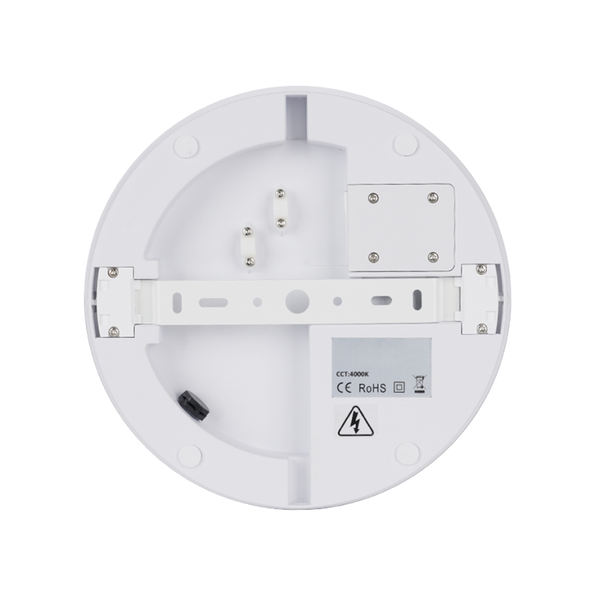 Brilagi - LED lauko lubinis šviestuvas su jutikliu BENE LED/24W/230V, skersmuo 26 cm, baltas, IP54