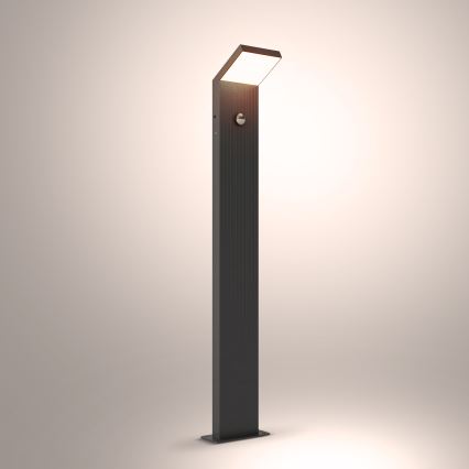 Brilagi - RIANO LED lauko šviestuvas su jutikliu LED/8W/230V antracitas IP65