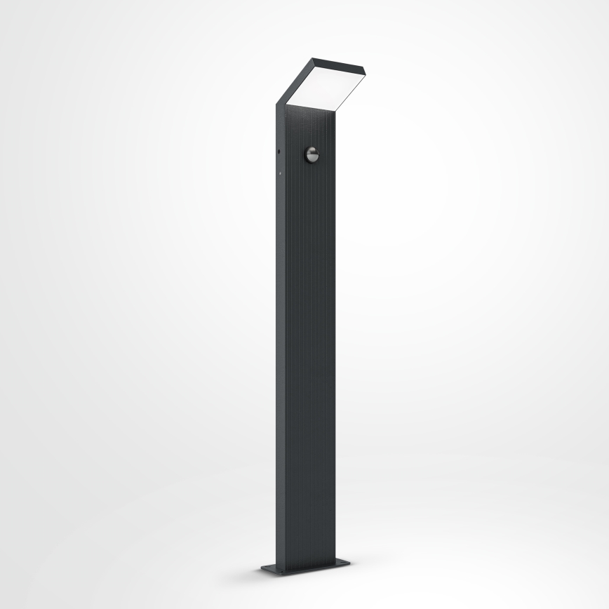 Brilagi - RIANO LED lauko šviestuvas su jutikliu LED/8W/230V antracitas IP65