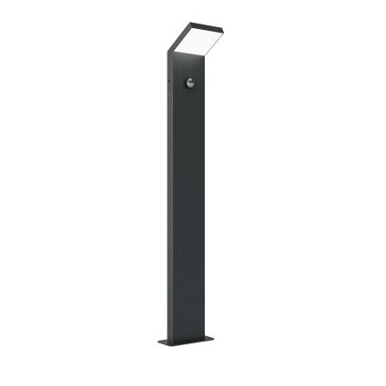 Brilagi - RIANO LED lauko šviestuvas su jutikliu LED/8W/230V antracitas IP65