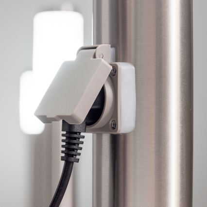 BRILAGI - LED lauko šviestuvas su lizdu ELIA 1xE27/7W/230V 4000K IP44 50 cm matinis chromas