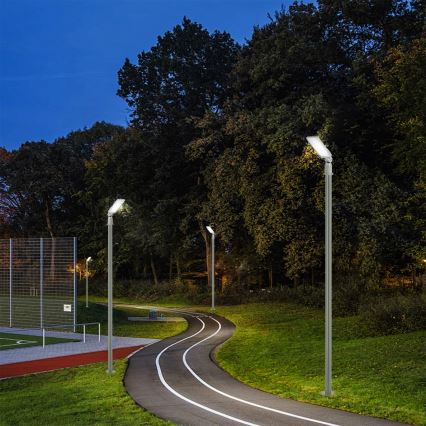 Brilagi - LED lauko gatvės šviestuvas su 3 m stulpu ir reguliuojamu sąnariu URBANLIGHT LED/50W/230V pilkas IP65