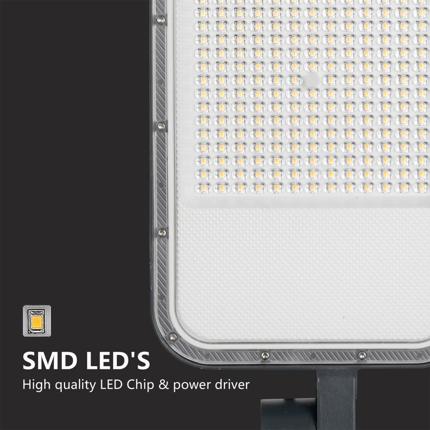 Brilagi - LED lauko gatvės šviestuvas su 4 m stulpu ir lankstu URBANLIGHT LED/200W/230V antracitas IP65