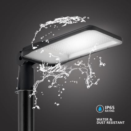 Brilagi - LED lauko gatvės šviestuvas su 5 m stulpu ir pasukamuoju jungtimi URBANLIGHT LED/200W/230V juodas IP65