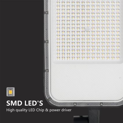 Brilagi - LED lauko gatvės šviestuvas su 5 m stulpu ir pasukamuoju jungtimi URBANLIGHT LED/200W/230V juodas IP65