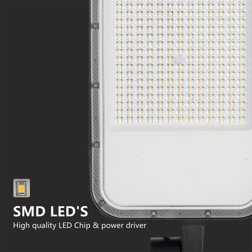 Brilagi - LED lauko gatvės šviestuvas su 5 m stulpu ir pasukamuoju jungtimi URBANLIGHT LED/200W/230V juodas IP65
