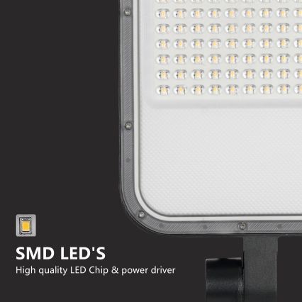 Brilagi - LED lauko gatvės šviestuvas su 3 m stulpu ir pasukamuoju sąnariu URBANLIGHT LED/100W/230V juodas IP65