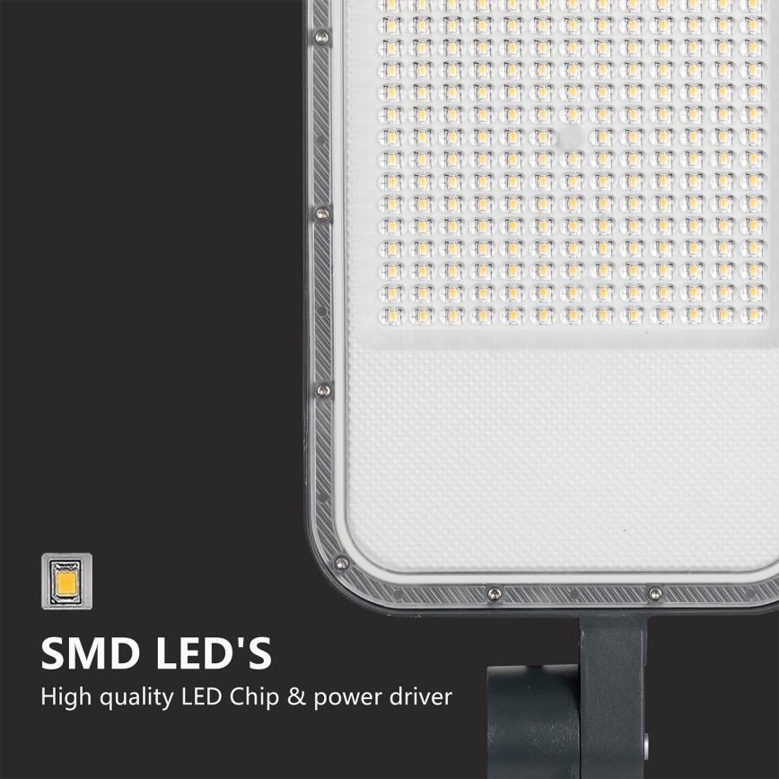 Brilagi - LED lauko gatvės žibintas su stulpu ir pasukama jungtimi 3 m URBANLIGHT LED/200W/230V antracitas IP65