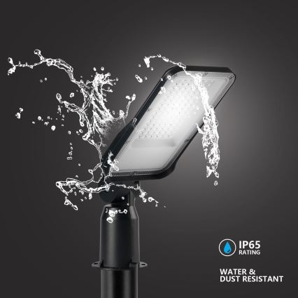 Brilagi - LED lauko gatvės šviestuvas su 3 m ilgio stulpu ir pasukamu sąnariu URBANLIGHT LED/50W/230V juodas IP65
