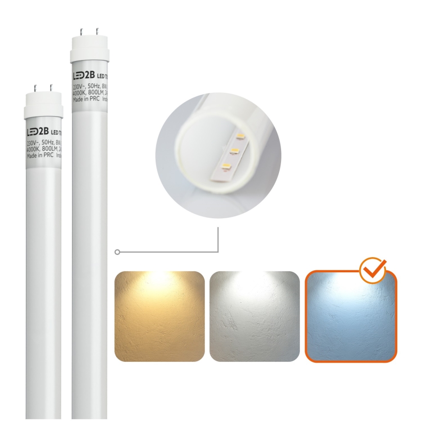 Brilagi - LED liuminescencinis techninis šviestuvas OPTIMA T8 2xG13/18W/230V 6500K IP65 128 cm