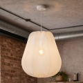 Brilagi - LED liustra ant laido ARVEN 1xE27/8W/230V, skersmuo 37 cm, balta
