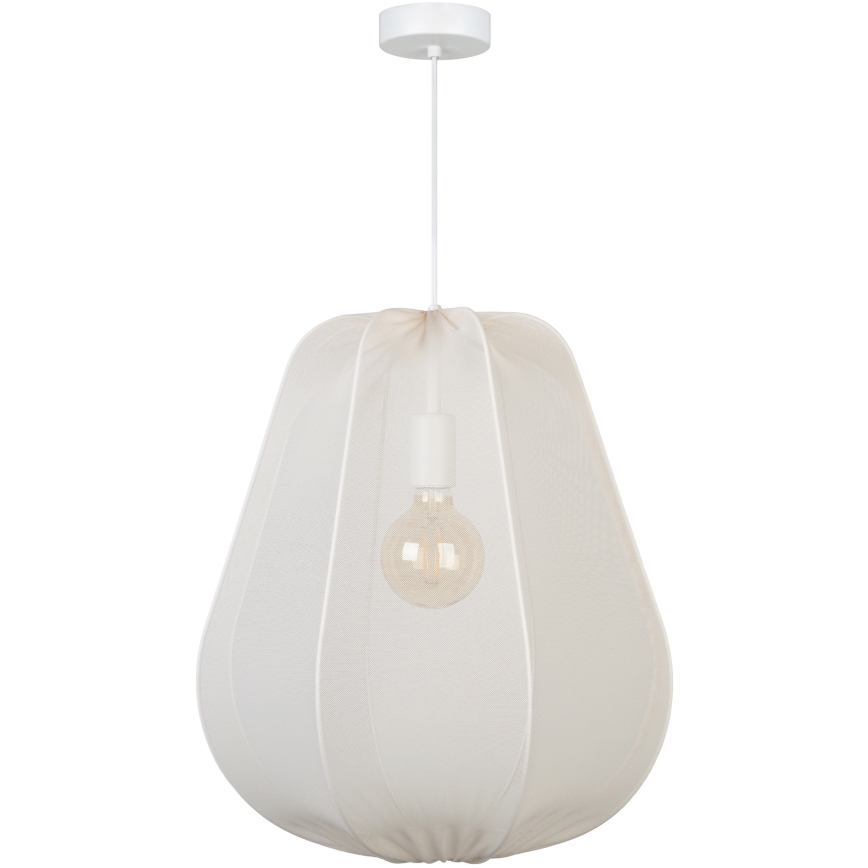 Brilagi - LED liustra ant laido ARVEN 1xE27/8W/230V, skersmuo 37 cm, balta